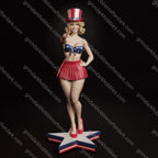 Abe3D All-American Bombshell – 1:12 Scale Print-to-Order Model