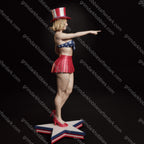 Abe3D All-American Bombshell – 1:12 Scale Print-to-Order Model