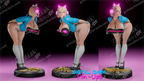 Naughty Zelda resin pin-up figure kit by Digital Dark Pin-Ups, 1:24 scale, view 2 of 3