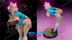 Naughty Zelda resin pin-up figure kit by Digital Dark Pin-Ups, 1:24 scale, view 2 of 3