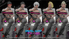 Monica Secretary resin pin-up figure kit by Digital Dark Pin-Ups, 1:10 to 1:4 scale, view 1 of 2
