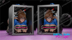 Mei Stuck resin pin-up figure kit by Digital Dark Pin-Ups, 1:10 to 1:6 scale, view 1 of 3