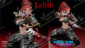 Lelith resin pin-up figure kit by Digital Dark Pin-Ups, 1:10 to 1:4 scale, view 1 of 3