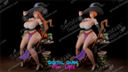 Sorceress resin pin-up figure kit by Digital Dark Pin-Ups, 1:10 to 1:4 scale, view 1 of 3
