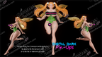 Sorceress resin pin-up figure kit by Digital Dark Pin-Ups, 1:10 to 1:4 scale, view 1 of 3