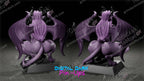 Waifu Gargoyle resin pin-up figure kit by Digital Dark Pin-Ups, 1:10 to 1:6 scale, view 1 of 6