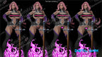Ingrid Hell Knight resin pin-up figure kit by Digital Dark Pin-Ups, 1:10 to 1:4 scale, view 1 of 7
