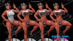 DDP054 resin pin-up model kit