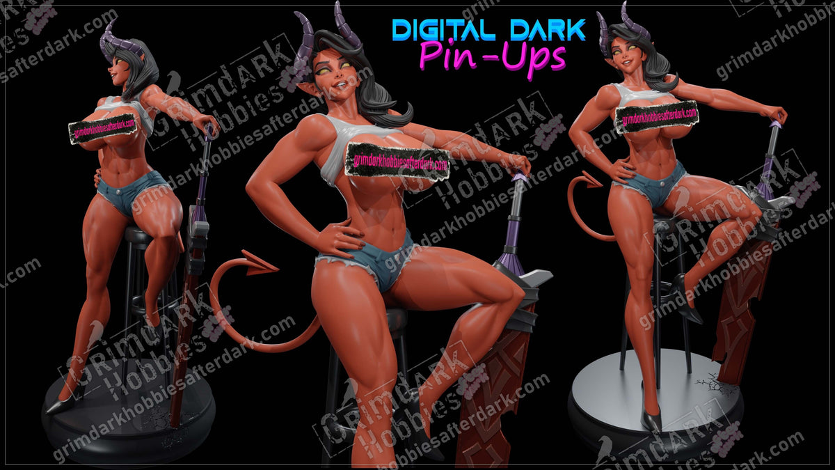 DDP054 resin pin-up model kit