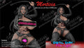Morticia resin pin-up figure kit by Digital Dark Pin-Ups, 1:10 to 1:4 scale, view 1 of 1