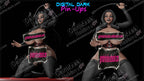 Morticia resin pin-up figure kit by Digital Dark Pin-Ups, 1:10 to 1:4 scale, view 1 of 1