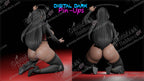 Morticia resin pin-up figure kit by Digital Dark Pin-Ups, 1:10 to 1:4 scale, view 1 of 1