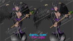 Maleficent resin pin-up figure kit by Digital Dark Pin-Ups, 1:10 to 1:4 scale, view 1 of 5