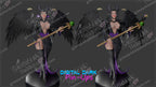 Maleficent resin pin-up figure kit by Digital Dark Pin-Ups, 1:10 to 1:4 scale, view 1 of 5