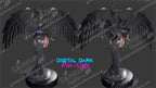 Maleficent resin pin-up figure kit by Digital Dark Pin-Ups, 1:10 to 1:4 scale, view 1 of 5