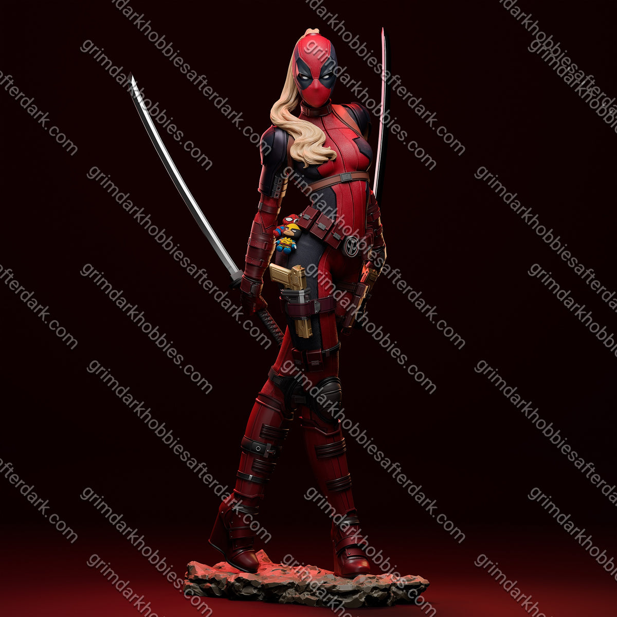 Abe3D Lady Deadpool – 1:10-1:4 Scale Print-to-Order Model