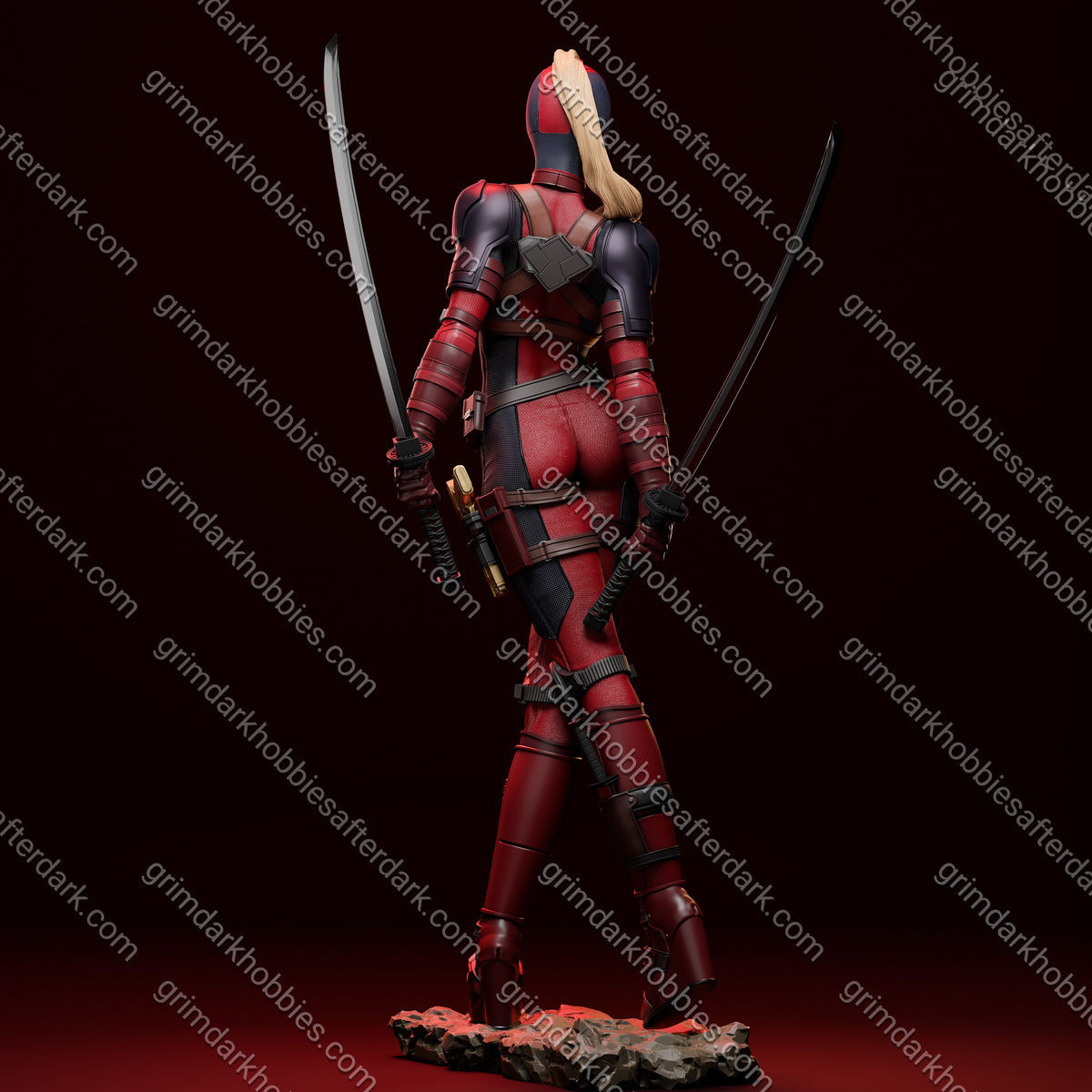 Abe3D Lady Deadpool – 1:24 Scale Print-to-Order Model