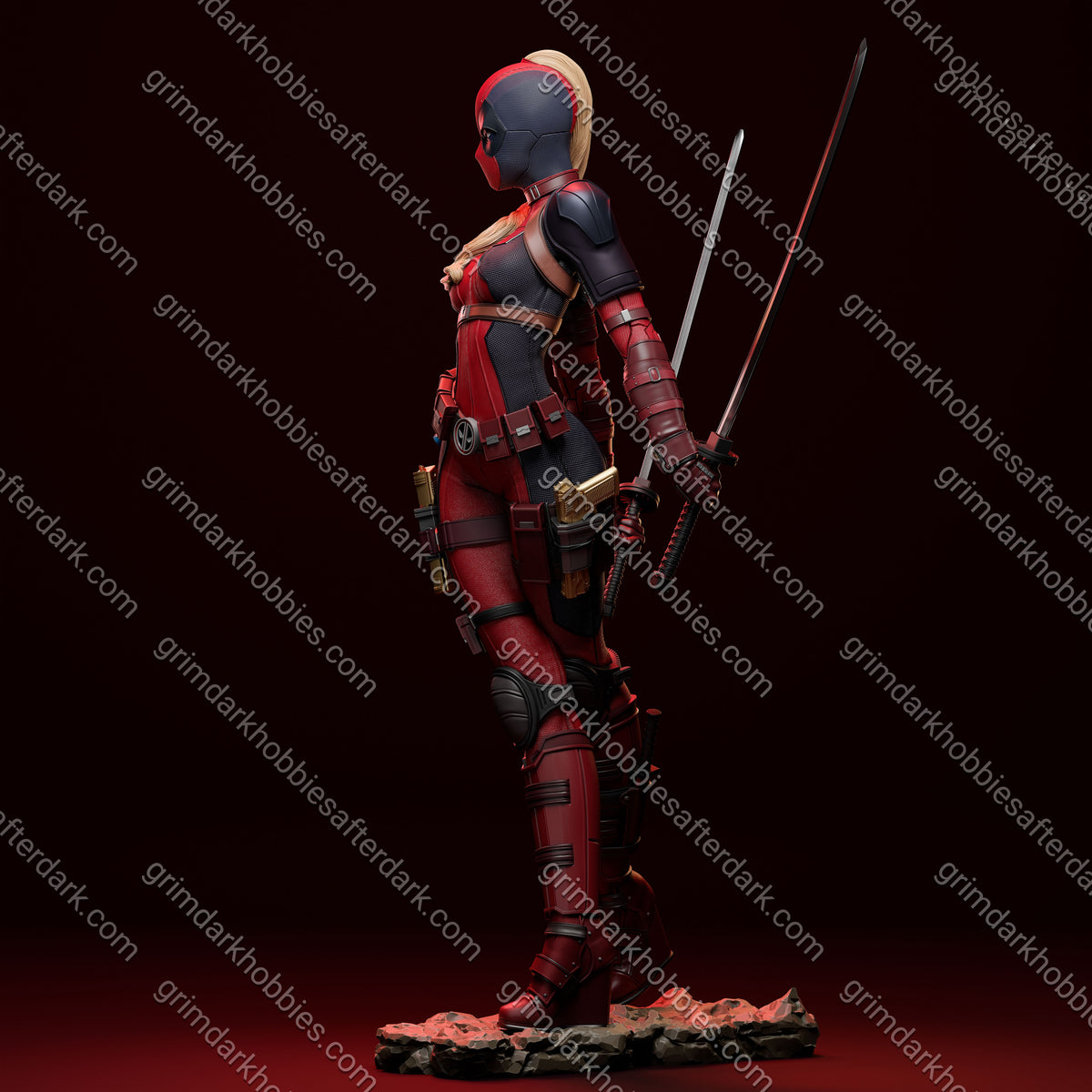 Abe3D Lady Deadpool – 1:24 Scale Print-to-Order Model