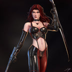 ABE3D Bloodrayne Fan Art 1:10-1:4 Scale Print-to-Order 3D Printed Resin Model Kit
