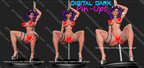 Digital Dark Pin-Ups Pole Dancer – 1:24 Scale Print-to-Order Model
