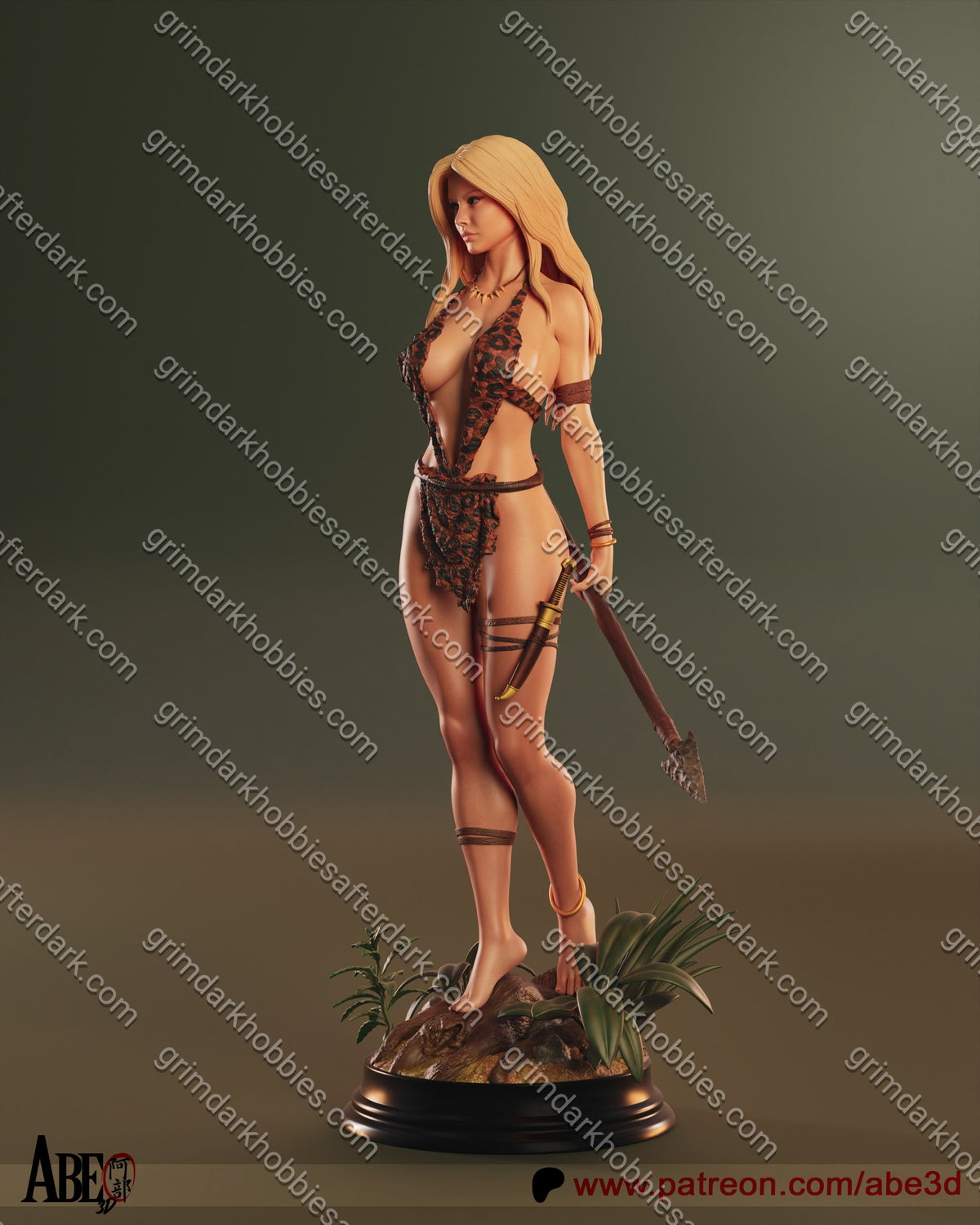 Abe3D Sheena – 1:24 Scale Print-to-Order Model