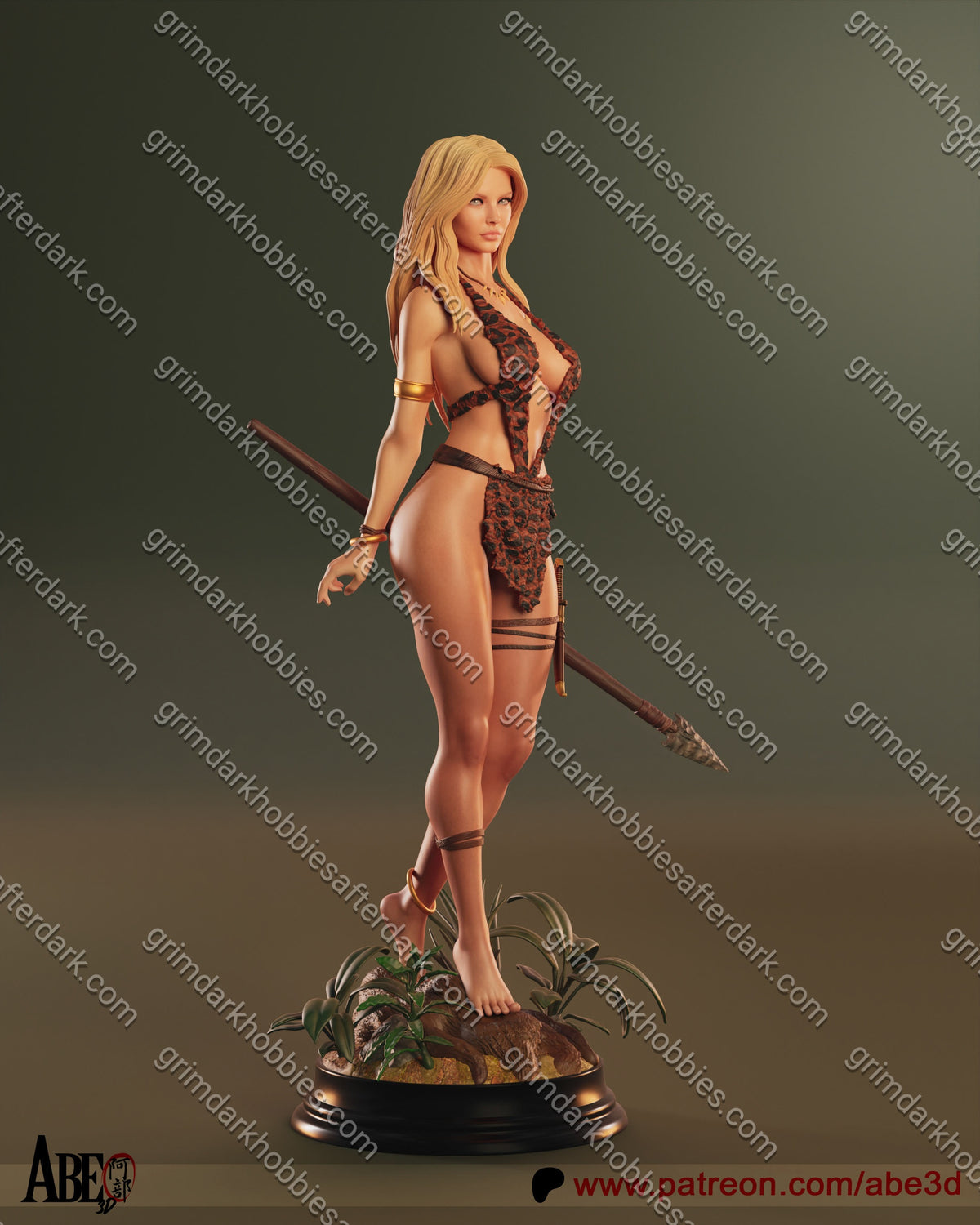 Abe3D Sheena – 1:12 Scale Print-to-Order Model