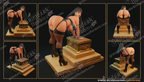 Chel resin pin-up figure kit by Texelion, 1:10 to 1:6 scale, view 1 of 6