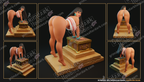 Chel resin pin-up figure kit by Texelion, 1:10 to 1:6 scale, view 1 of 6