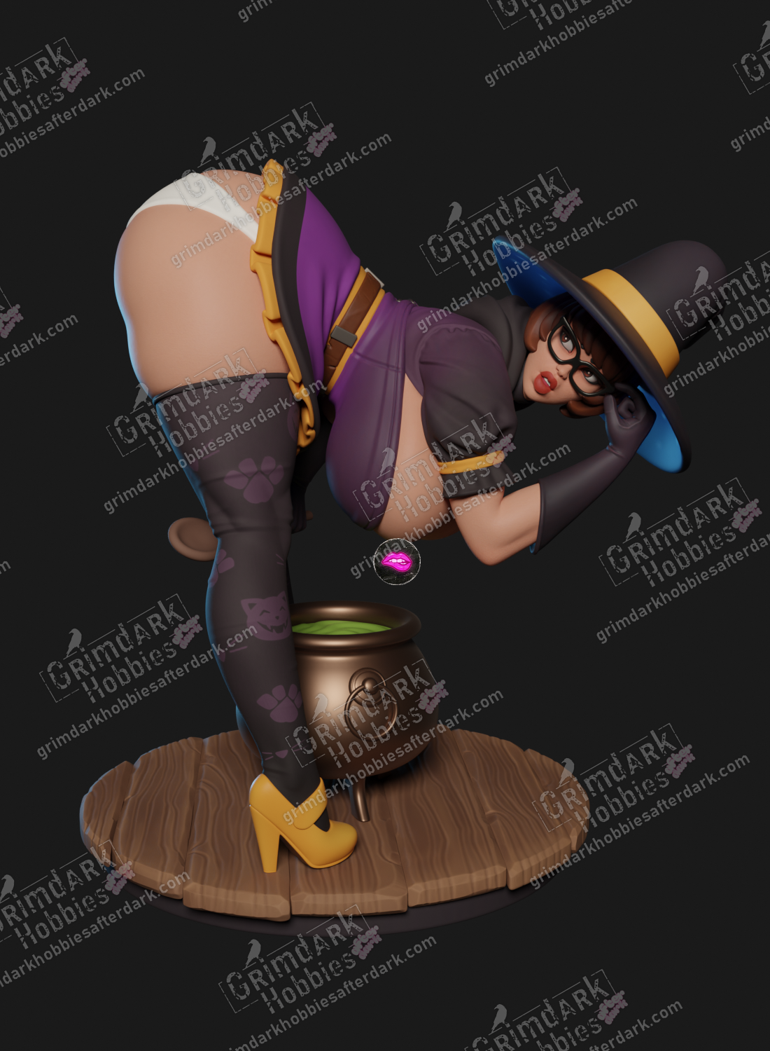 Velma resin pin-up figure kit by Texelion, 1:24 scale, view 1 of 6