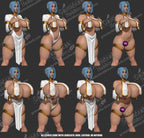 Laquidia resin pin-up figure kit by Texelion, 1:12 scale, view 1 of 16