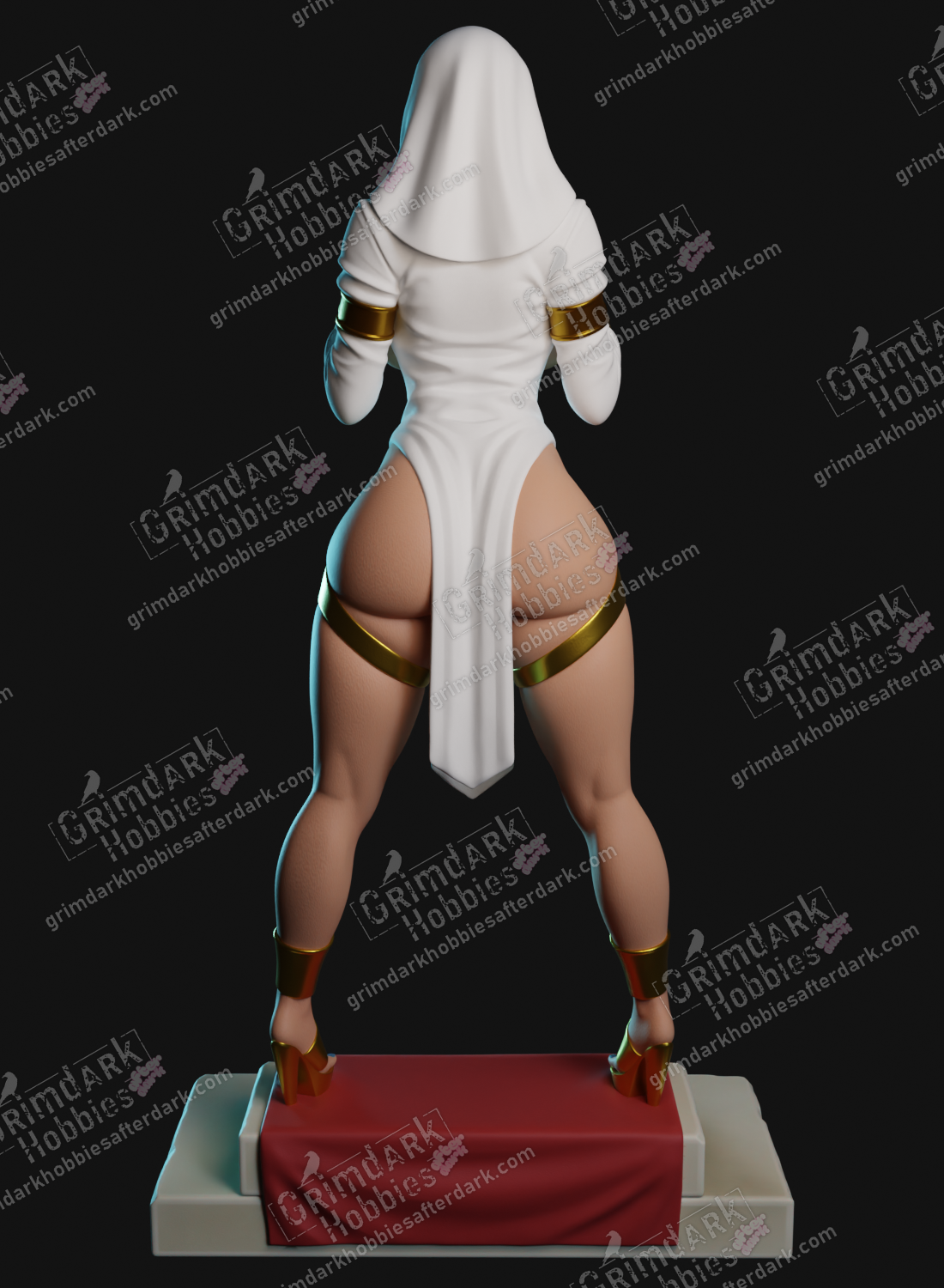 Laquidia resin pin-up figure kit by Texelion, 1:12 scale, view 1 of 16
