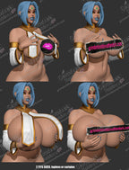 Laquidia resin pin-up figure kit by Texelion, 1:12 scale, view 1 of 16