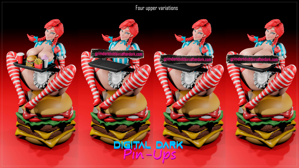 Digital Dark Pin-Ups Wendy's SE – 1:24 Scale Print-to-Order Model