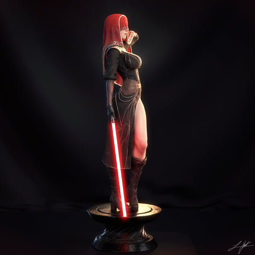 ABE3D KOTOR2 Visas Marr Fan Art 1:10-1:4 Scale Print-to-Order 3D Printed Resin Model Kit