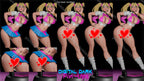 Digital Dark Pin-Ups Gyaru Girl Fan Art – 1:10-1:6 Scale Print-to-Order 3D Printed Resin Model Kit