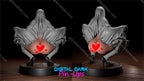 Digital Dark Pin-Ups Boo Ghost Girl Fan Art – 1:10-1:6 Scale Print-to-Order 3D Printed Resin Model Kit