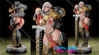 Digital Dark Pin-Ups Battle Thicc 1 Fan Art – 1:10-1:4 Scale Print-to-Order 3D Printed Resin Model Kit