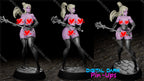 Digital Dark Pin-Ups Minthara Fan Art – 1:12 Scale Print-to-Order 3D Printed Resin Model Kit
