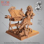 Ronin Arts Workshop Felicia the Muse – 1:10-1:4 Scale Print-to-Order 3D Printed Resin Model Kit
