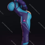 Texelion Samus Zero Suit Malfunction Fan Art – 1:24 Scale Print-to-Order 3D Printed Resin Model Kit
