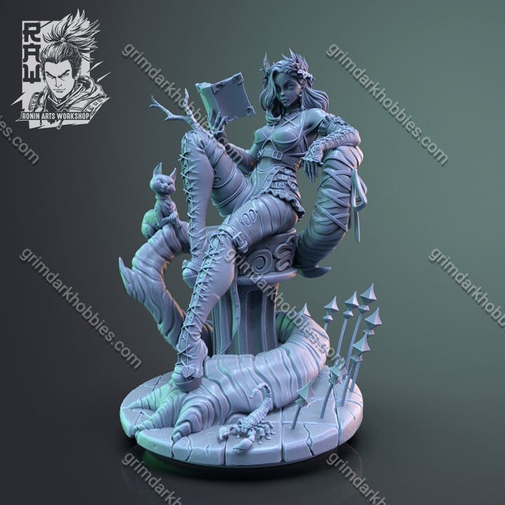 Ronin Arts Workshop Rosine the Muse – 1:10-1:4 Scale Print-to-Order 3D Printed Resin Model Kit