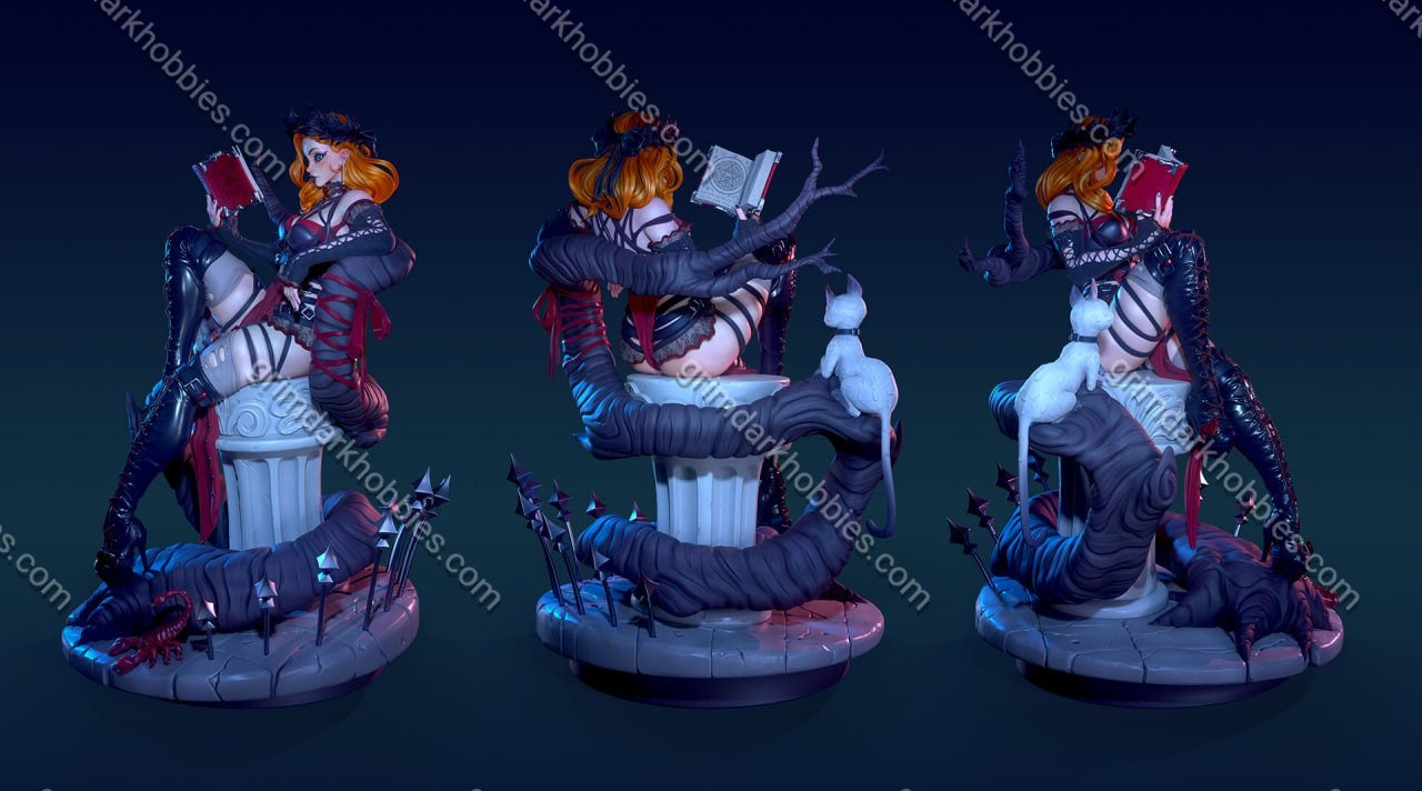 Ronin Arts Workshop Rosine the Muse – 1:10-1:4 Scale Print-to-Order 3D Printed Resin Model Kit