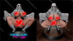 Digital Dark Pin-Ups Boo Ghost Girl Fan Art – 1:10-1:6 Scale Print-to-Order 3D Printed Resin Model Kit