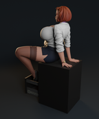 Texelion Scully Fan Art – 1:24 Scale Print-to-Order 3D Printed Resin Model Kit