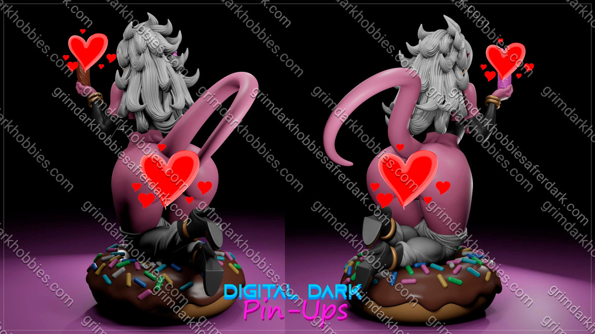 Digital Dark Pin-Ups FUTA Android 21 – 1:10-1:4 Scale Print-to-Order Model
