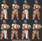 Texelion Laquidia Fan Art – 1:12 Scale Print-to-Order 3D Printed Resin Model Kit