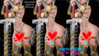 Digital Dark Pin-Ups Battle Thicc 1 Fan Art – 1:10-1:4 Scale Print-to-Order 3D Printed Resin Model Kit