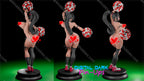 Digital Dark Pin-Ups Cheerleader Bay Fan Art – 1:12 Scale Print-to-Order 3D Printed Resin Model Kit