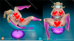 Digital Dark Pin-Ups Gamer Girl 4 – 1:10-1:4 Scale Print-to-Order 3D Printed Resin Model Kit