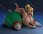 Texelion Relaxed Samus Fan Art – 1:12 Scale Print-to-Order 3D Printed Resin Model Kit